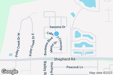 Map image of the property - 6817 Cabernet Crossing