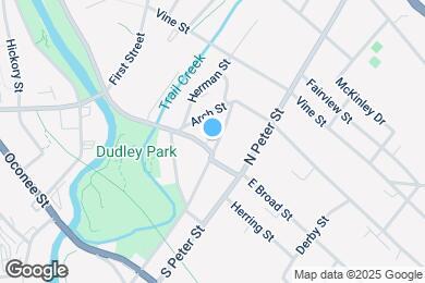 Map image of the property - 1295 E Broad St