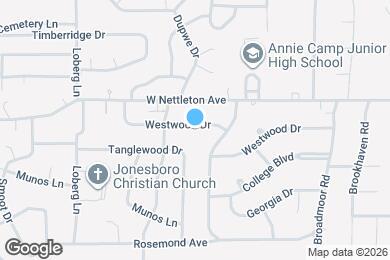 Map image of the property - 1913 Westwood Dr