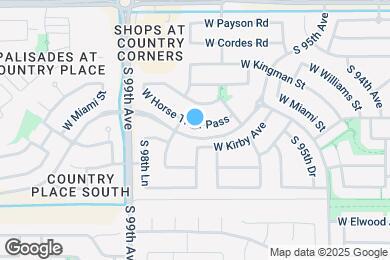 Map image of the property - 9743 W Horse Thief Pass