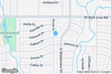 Map image of the property - 309 Dover Dr