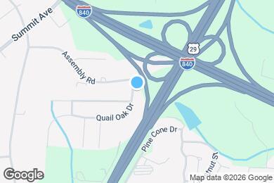Map image of the property - 3106 Quail Oak Dr