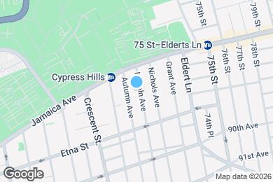 Map image of the property - 44 Lincoln Ave
