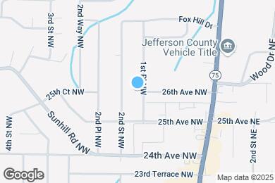 Map image of the property - 2600 1st Pl NW