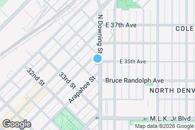 Map image of the property - 3455 N Downing St