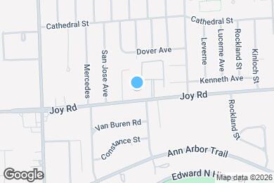 Map image of the property - Redford Manor Apartments