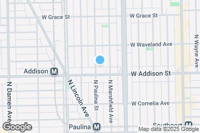 Map image of the property - 3615 N Paulina St