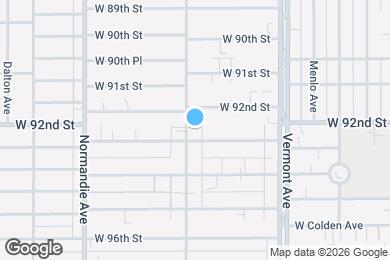 Map image of the property - 9222 S Budlong Ave
