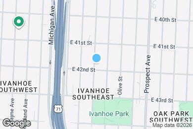 Map image of the property - 4141 Brooklyn Ave