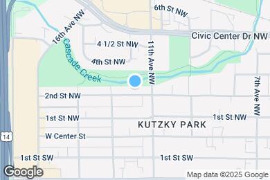Map image of the property - 1123 2nd St NW