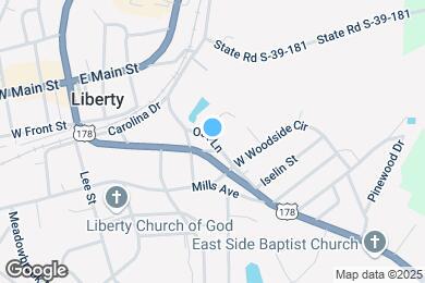 Map image of the property - 102 Oak Ln