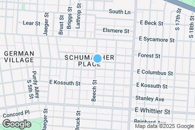 Map image of the property - 436 E Columbus St