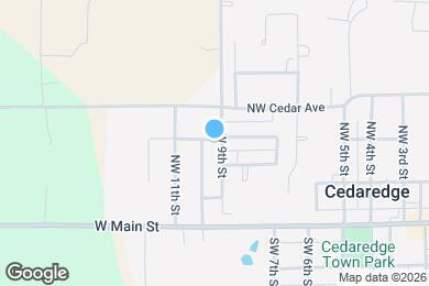 Map image of the property - 915 NW Birch Ave