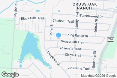Map image of the property - 8621 Sagebrush Trail