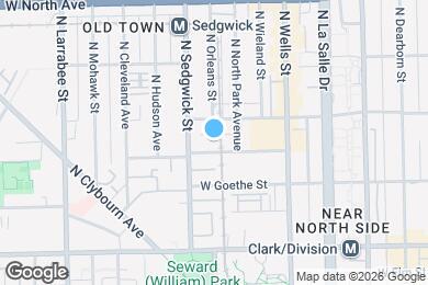 Map image of the property - 322 W Evergreen Ave