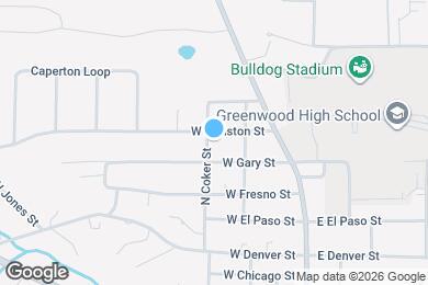 Map image of the property - 518 N Coker St