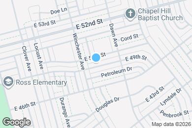 Map image of the property - 1617 E 49th St