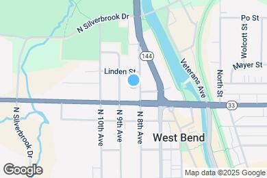 Map image of the property - 426 N 8th Ave