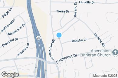 Map image of the property - 409 N Rancho Rd