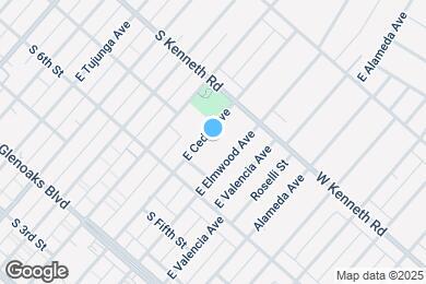 Map image of the property - 700 E Cedar Ave