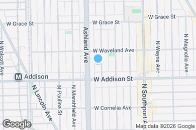 Map image of the property - 3630 N Bosworth Ave