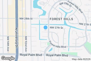 Map image of the property - 8915 NW 26th Ct
