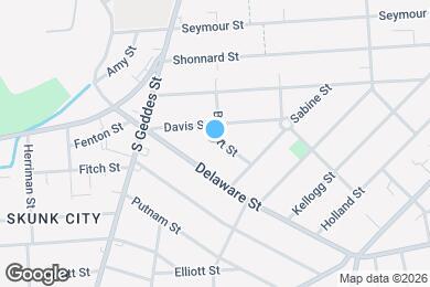 Map image of the property - 206 Barrett St