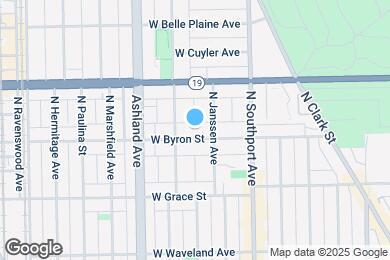 Map image of the property - 1460 W Byron St