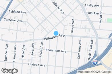 Map image of the property - 2435 Williams Ave