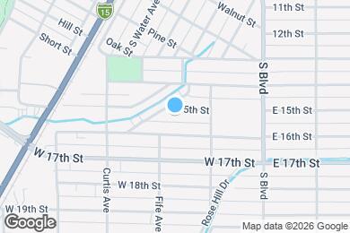 Map image of the property - 271 W 15th St