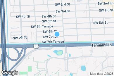 Map image of the property - 11250 SW 7th St