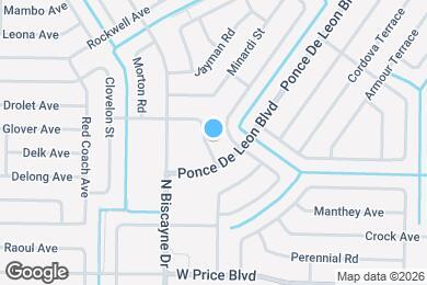 Map image of the property - 7836 Evinrude Ave