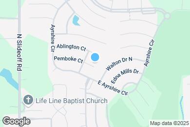 Map image of the property - 6412 Pemboke Ct