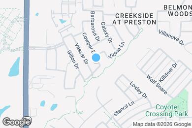 Map image of the property - 12817 Cowper Dr