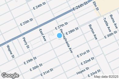 Map image of the property - 1033 E 28th St