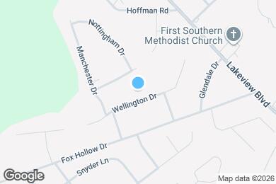 Map image of the property - 1040 Wellington Dr