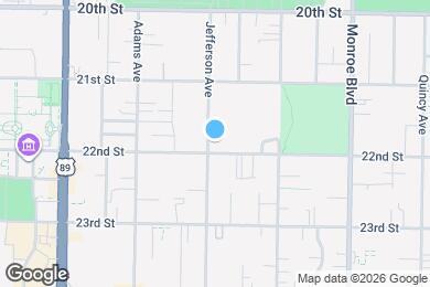 Map image of the property - 2174 Jefferson Ave