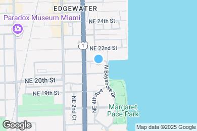 Map image of the property - 2020 N Bayshore Dr