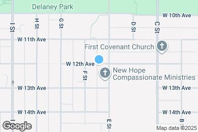 Map image of the property - 524 W 12th Ave