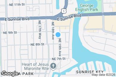Map image of the property - 817 NE 19th Avenue