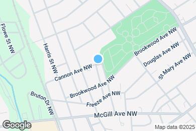 Map image of the property - 161 Cannon Ave NW
