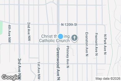 Map image of the property - 11708 Greenwood Ave N