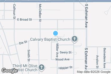 Map image of the property - 343 Miller Ave