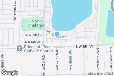 Map image of the property - 12451 NW 7th St