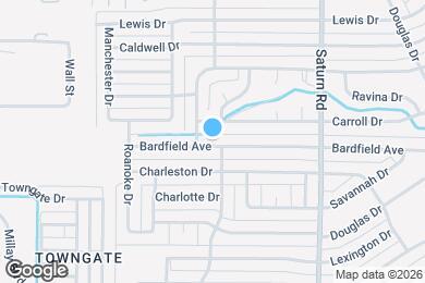 Map image of the property - 1605 Bardfield Ave