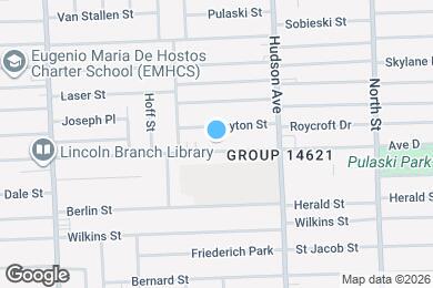 Map image of the property - 800 Ave D