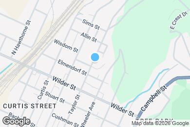 Map image of the property - 3214 Taylor St