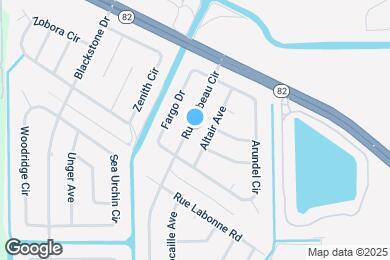 Map image of the property - 719 Rue Labeau Cir