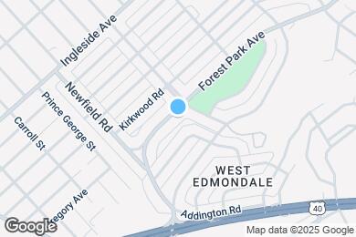 Map image of the property - 1457 N Forest Park