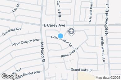 Map image of the property - 6421 Gold Canyon Dr
